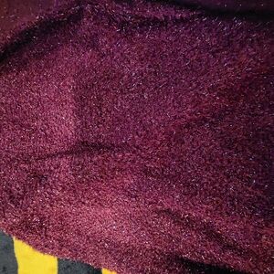 Plush Purple Textured Fabric